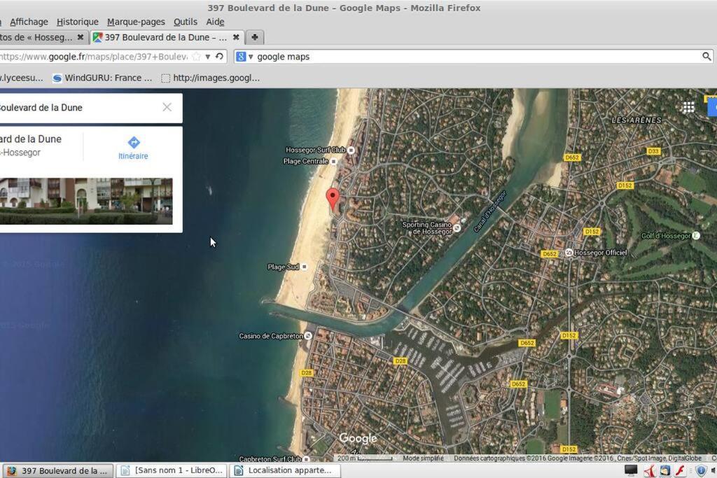 Hossegor Appartement T2 Cabine - Superbe Vue Ocean 索尔特奥瑟戈尔 外观 照片